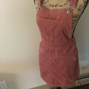 PINK OVERALL DRESS